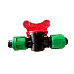 LOCK TAPE COUPLER WITH VALVE Dn17